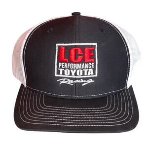 LCE Performance Toyota Racing Hat Cap Snapback Adjustable Richardson Mesh 112